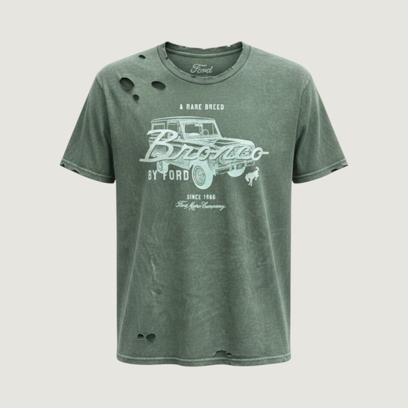 Ford Other - NWOT Ford Bronco A Rare Breed Hand‎ Distressed Graphic T-Shirt Mens Large